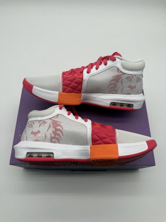 New Nike LeBron Witness VIII Shoes Mens Size 12 White Pink Basketball FB2239 104 main image 8